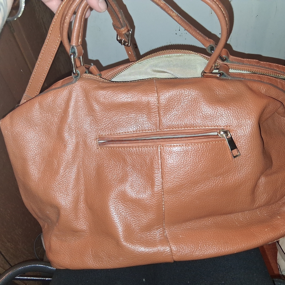 Brown Leather Handbag - Picture 3 of 3